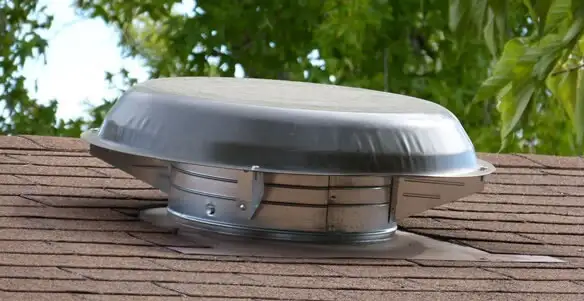 attic fan installation services with low-profile roof ventilation unit in Louisville, KY