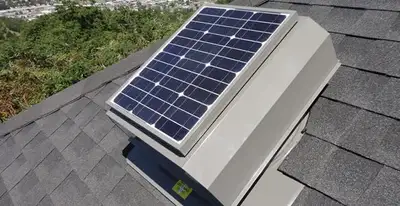 attic fan installation services with energy-efficient roof-mounted ventilation system in Louisville, KY