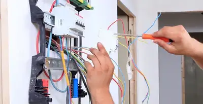 electrician services performing residential electrical panel wiring in Louisville, KY