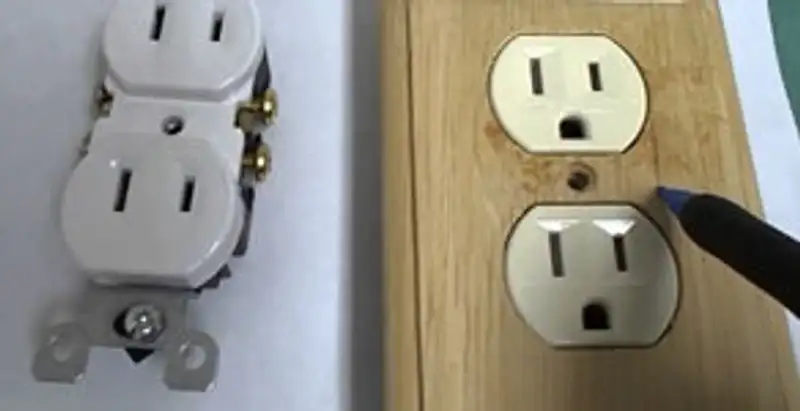 gfc outlets service showing professional installation of ground fault circuit interrupter outlets in Louisville, KY