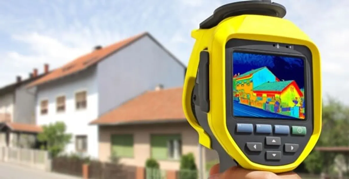 home energy audit service performing exterior thermal inspection to identify energy loss in Louisville, KY