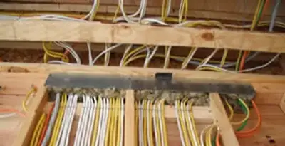 new construction wiring services with organized electrical rough-in performed by licensed electricians in Louisville, KY