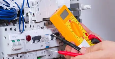Residential electrician testing home electrical panel for safety and performance in Louisville, KY