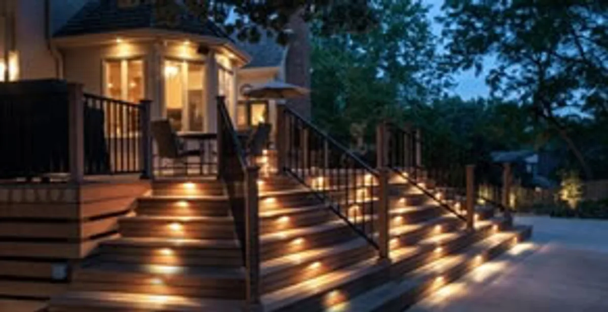 Residential electrician installing outdoor lighting for home safety in Louisville, KY