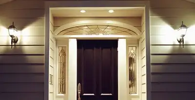 security light installation services with professionally installed entryway lighting in Louisville, KY