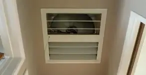 whole house fan installation services with ceiling-mounted ventilation system in Louisville, KY